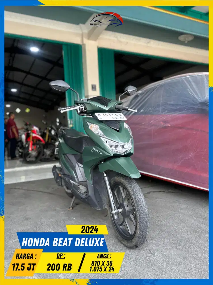 HONDA BEAT DELUXE 2024 READY MASZEHH HIKMAH MOTOR KEPUH MALANG