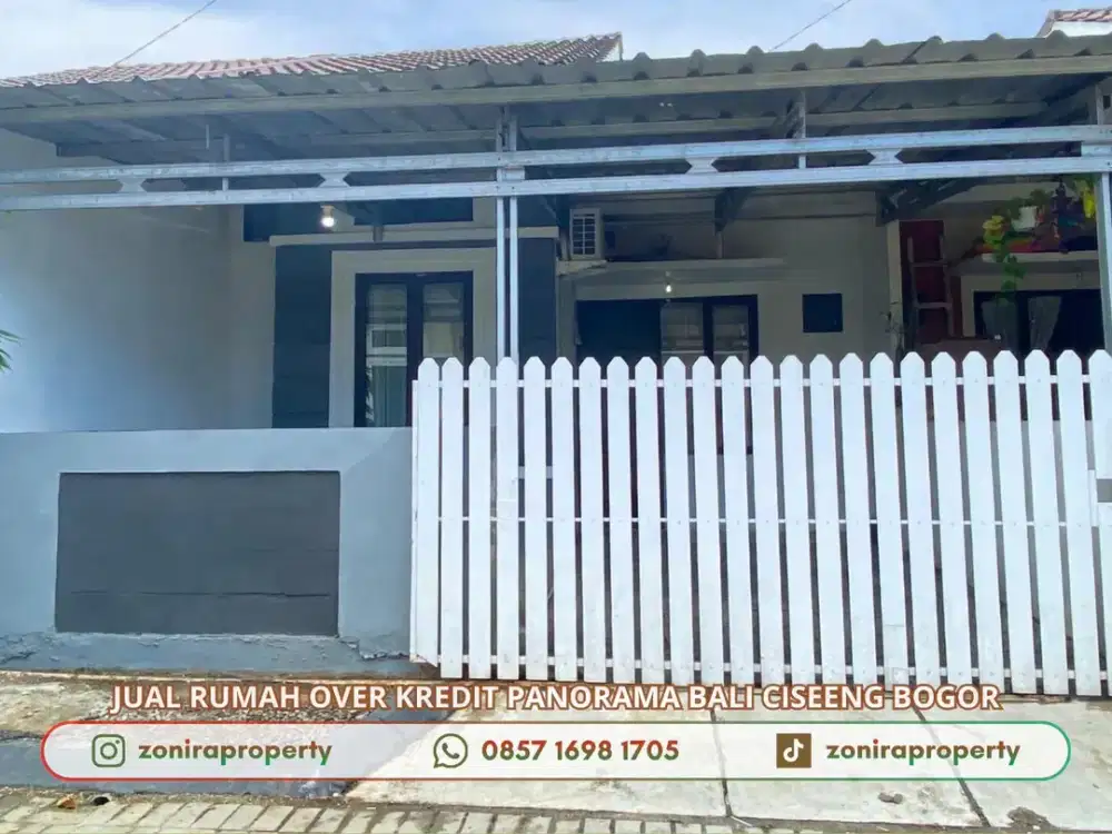 Over Kredit Panorama Bali Ciseeng Bogor Tanpa BI Checking Sisa Tenor 8 THN Rumah Full Renov