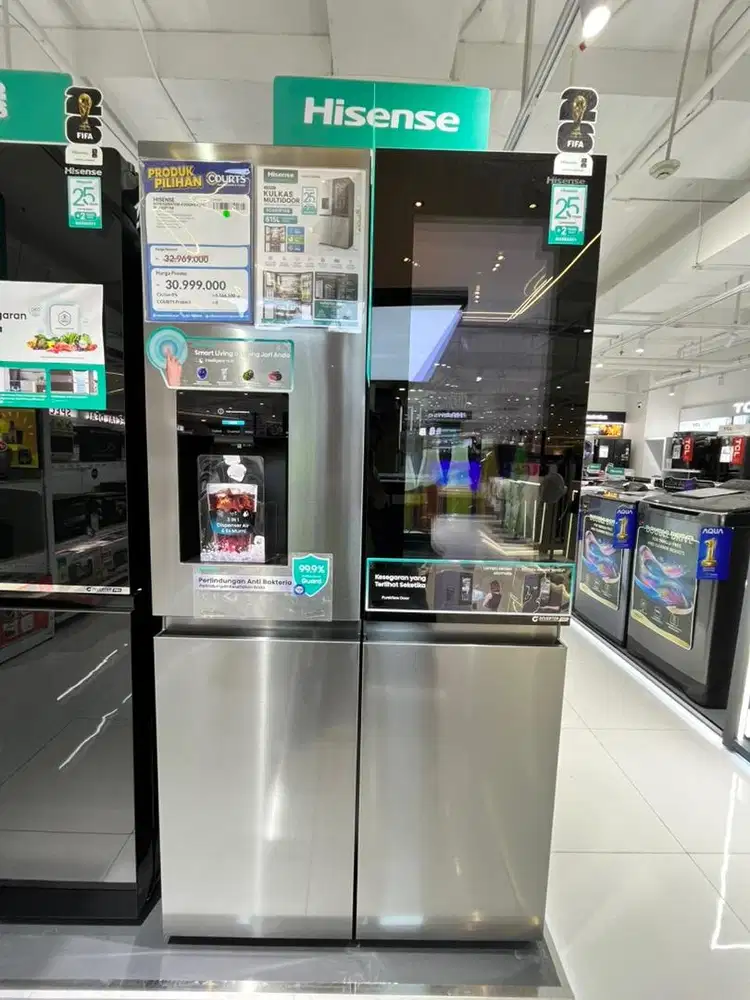 HISENSE REFRIGERATOR 4 DOORS 615L, BISA CICILAN 0%
