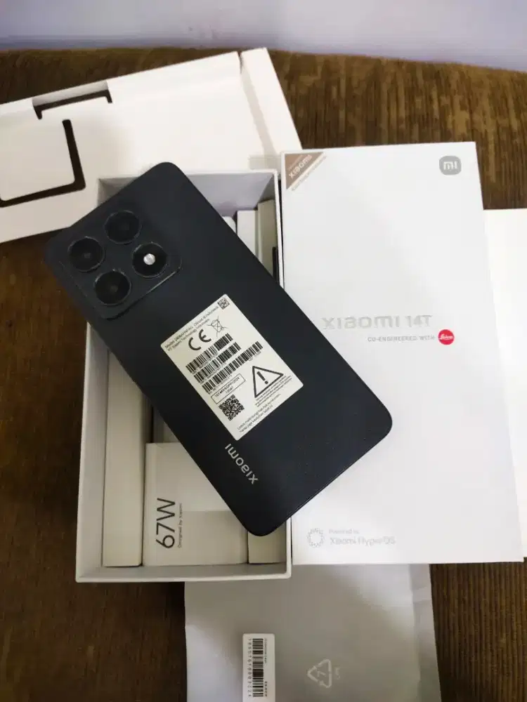 Xiaomi 14t ram 12/512gb (titan black) fullset original