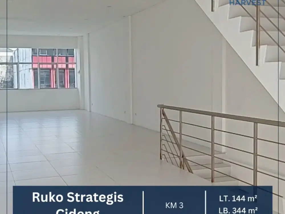 Disewakan Murah Ruko Lokasi Strategis di Cideng