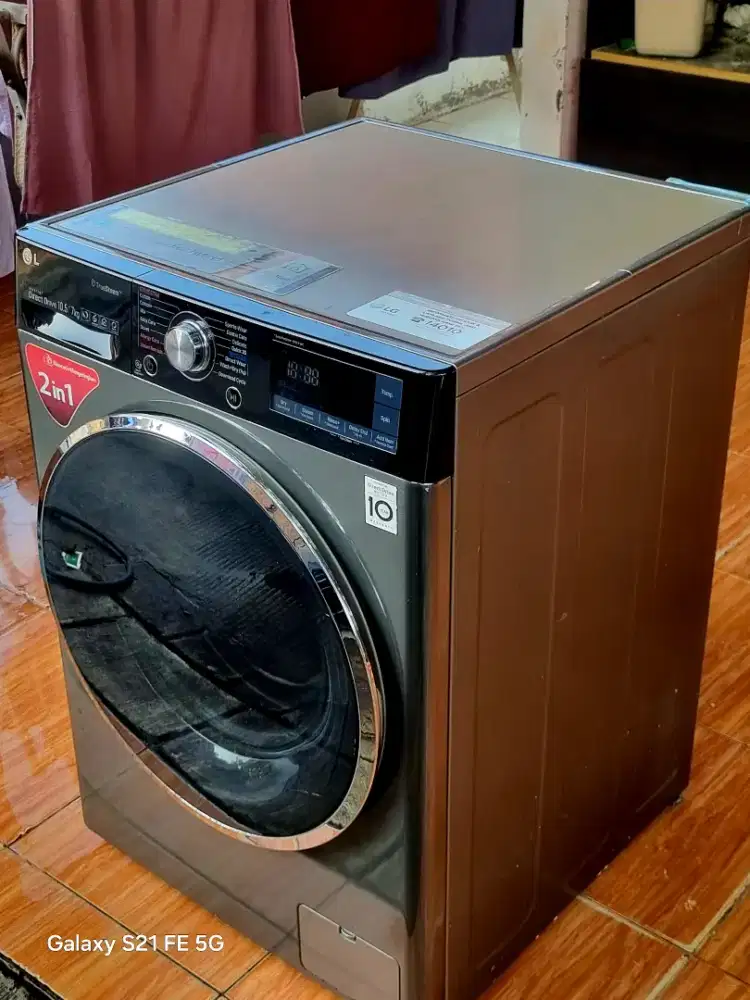 MESIN CUCI LG 10.5/7KG MULUS