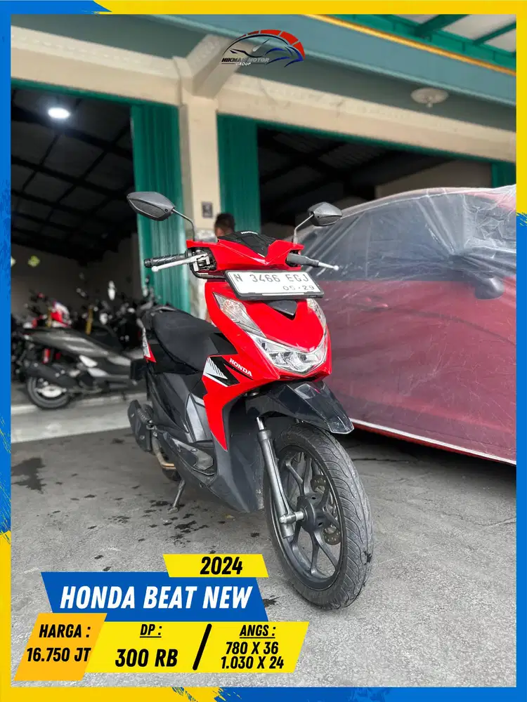 HONDA BEAT NEW 2024 SIAP ANGKUT MASZEHH HIKMAH MOTOR KEPUH
