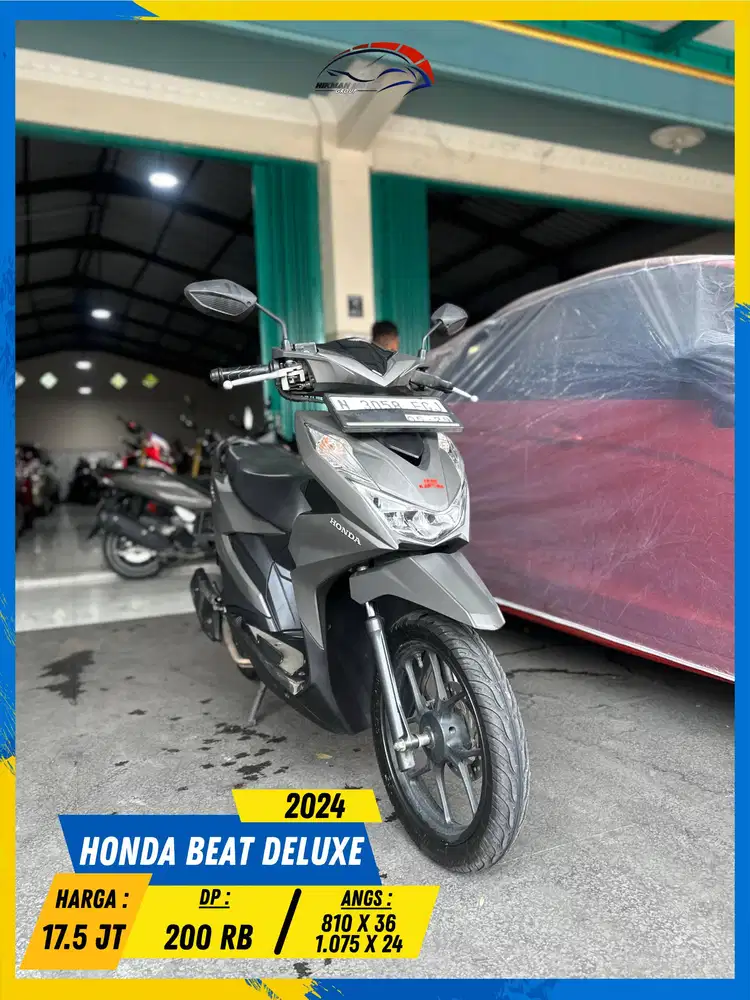 HONDA BEAT DELUXE 2024 SIAP ANGKUT MASZEHH HIKMAH MOTOR KEPUH