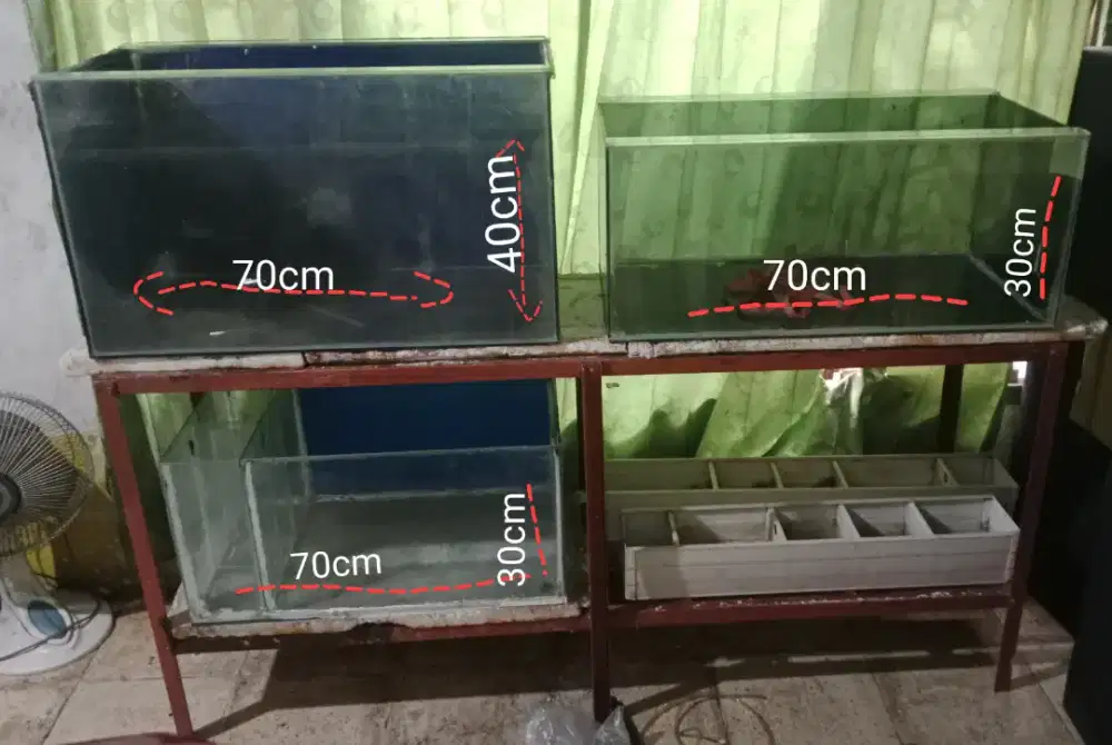 AQUARIUM siap isi
