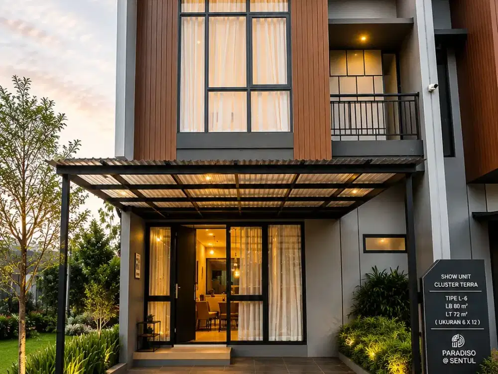 FOR SALE Rumah Bagus Tipe Media L6, di Paradiso Sentul