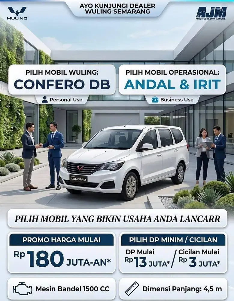 PROMO WULING CONFERO DB 1.5 MANUAL 2026 DP 13 JUTA