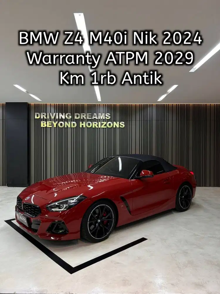 BMW All New Z4 M40i Roadster 2024 Merah 3.000cc Km1rb D38ADL