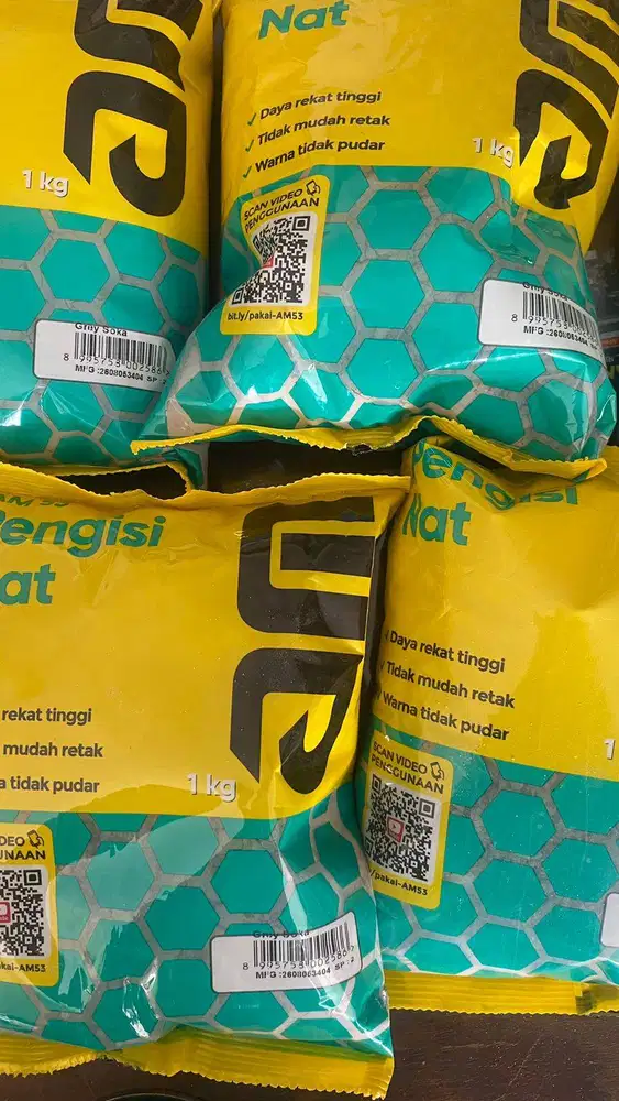 Pengisi nat keramik warna grey soka AM 53