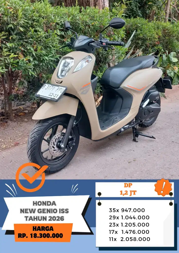 Gress!! HONDA GENIO ISS TAHUN 2026