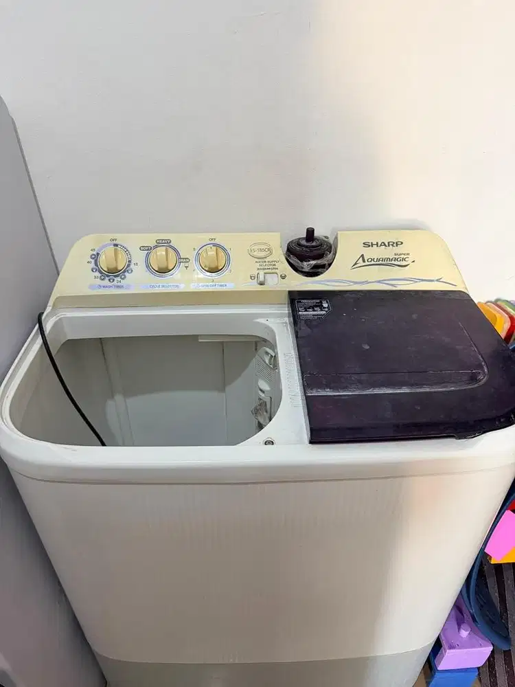Mesin cuci sharp aqua 2 tabung