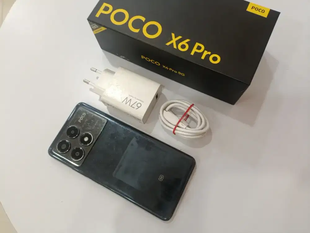 Poco X6 Pro Hitam 12/512 Fullset