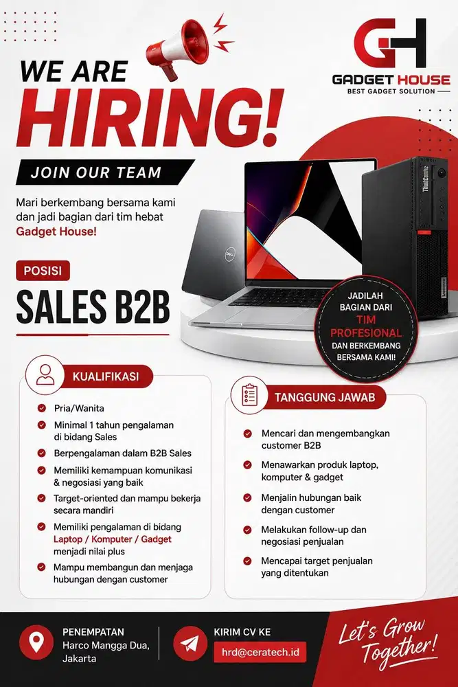 Loker Sales Laptop