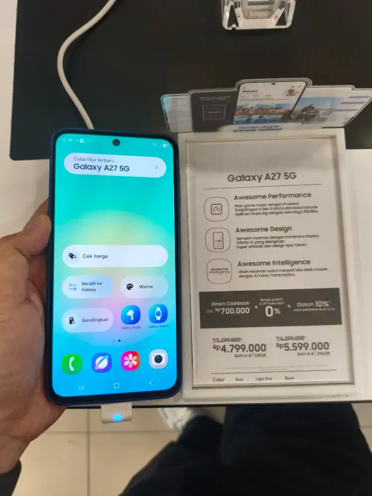Cash & Kredit Cicilan tanpa DP, bunga 0% SAMSUNG A27 5G 8/256GB
