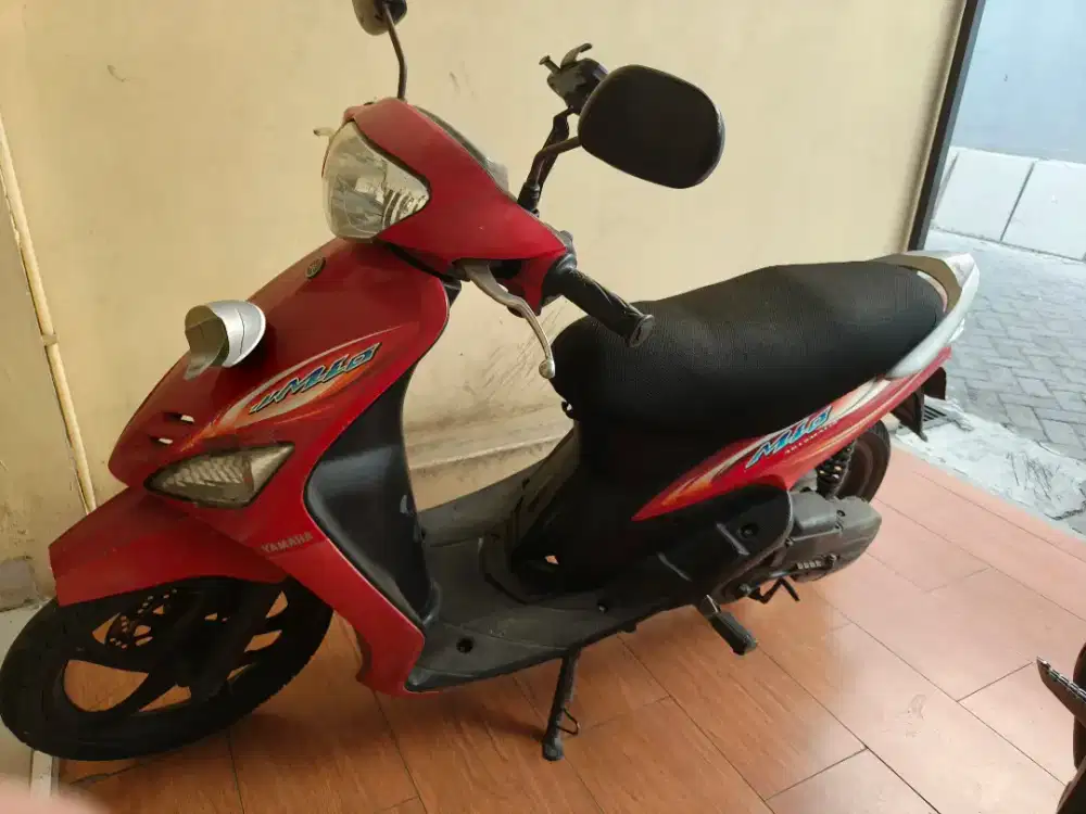 Mio sporty warna merah 2008 mesin msh enak tgl pakai.