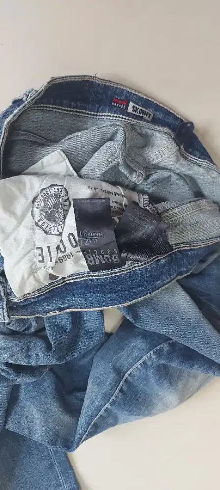 Sepan bombboogie panjang size 27 length 31 jarang di pakai jual cepat