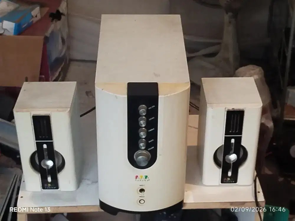 Speaker aktif TANAKA SA 521 oval ukuran lumayan besar suara mantab