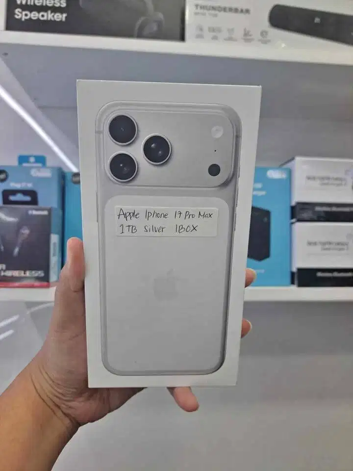 IPhone 17 Pro Max 1TB Silver New Belum Aktif Garansi IBOX