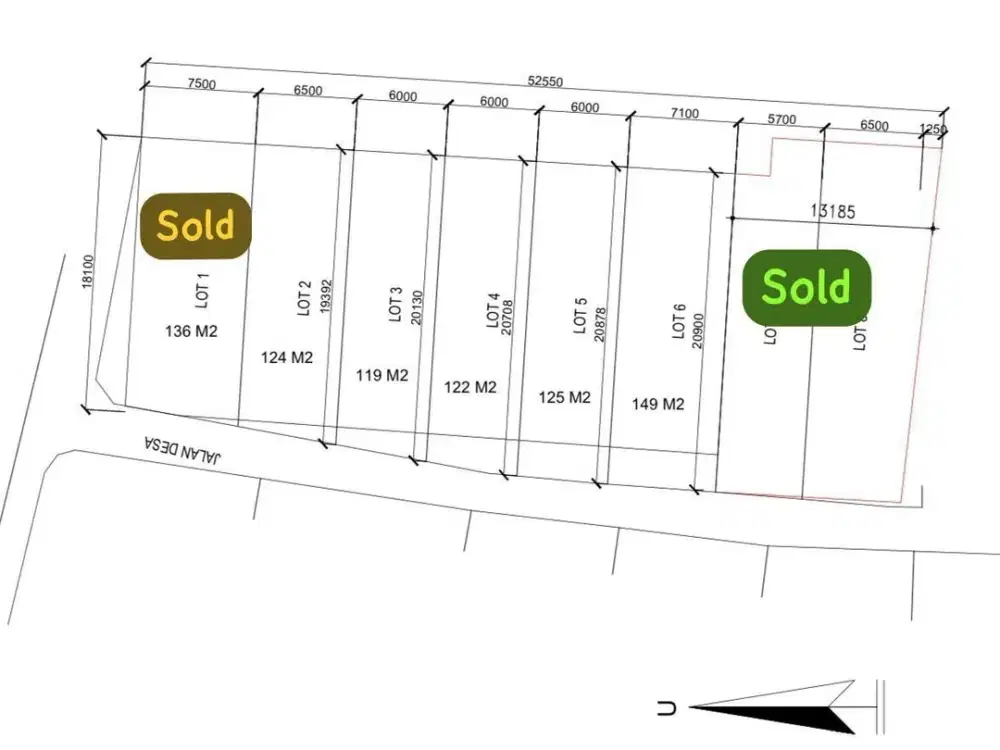 Tanah Kavling Jl Rosiana, Jatinangor, Murah, Lahan Investasi di Sumedang Bandung, Dijual