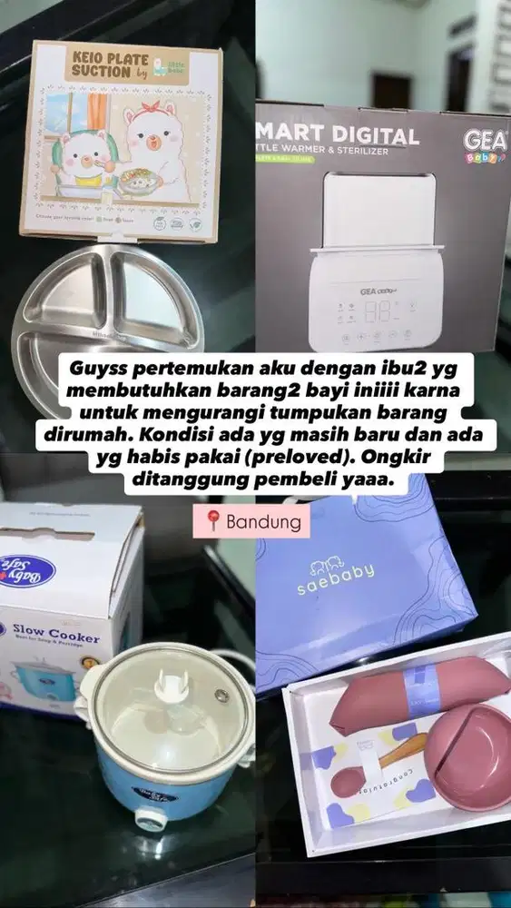 Jual perlengkapan dan barang anak