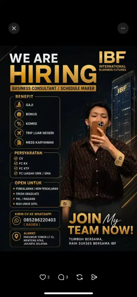 LOWONGAN PEKERJAAN