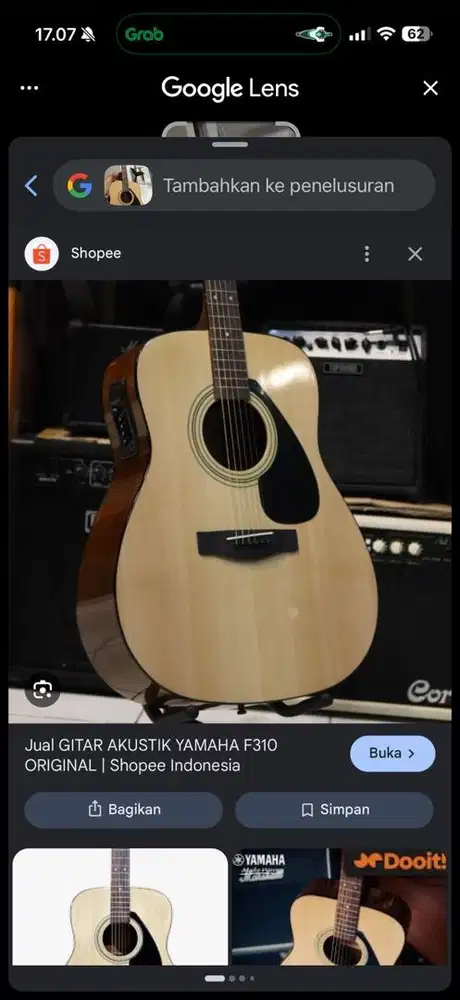 Gitar Yamaha F310 klasik non elektrik