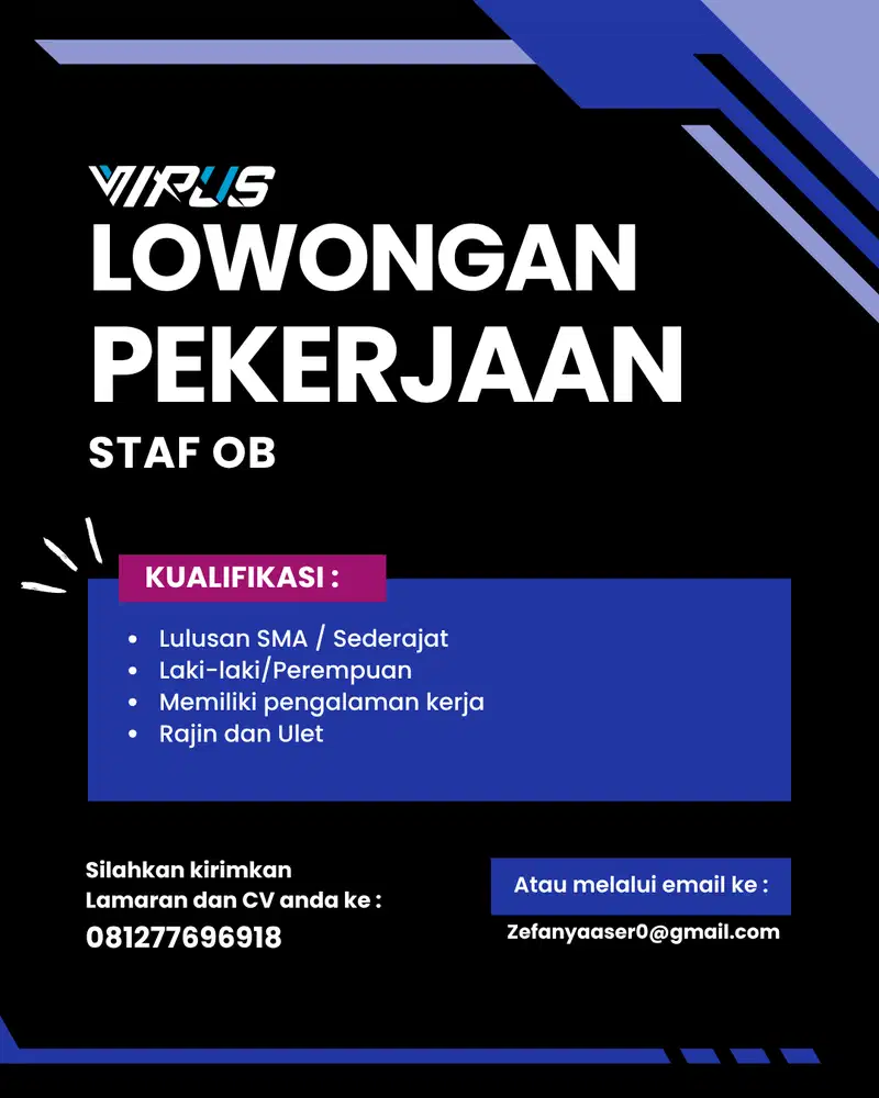 Lowongan Staff OB