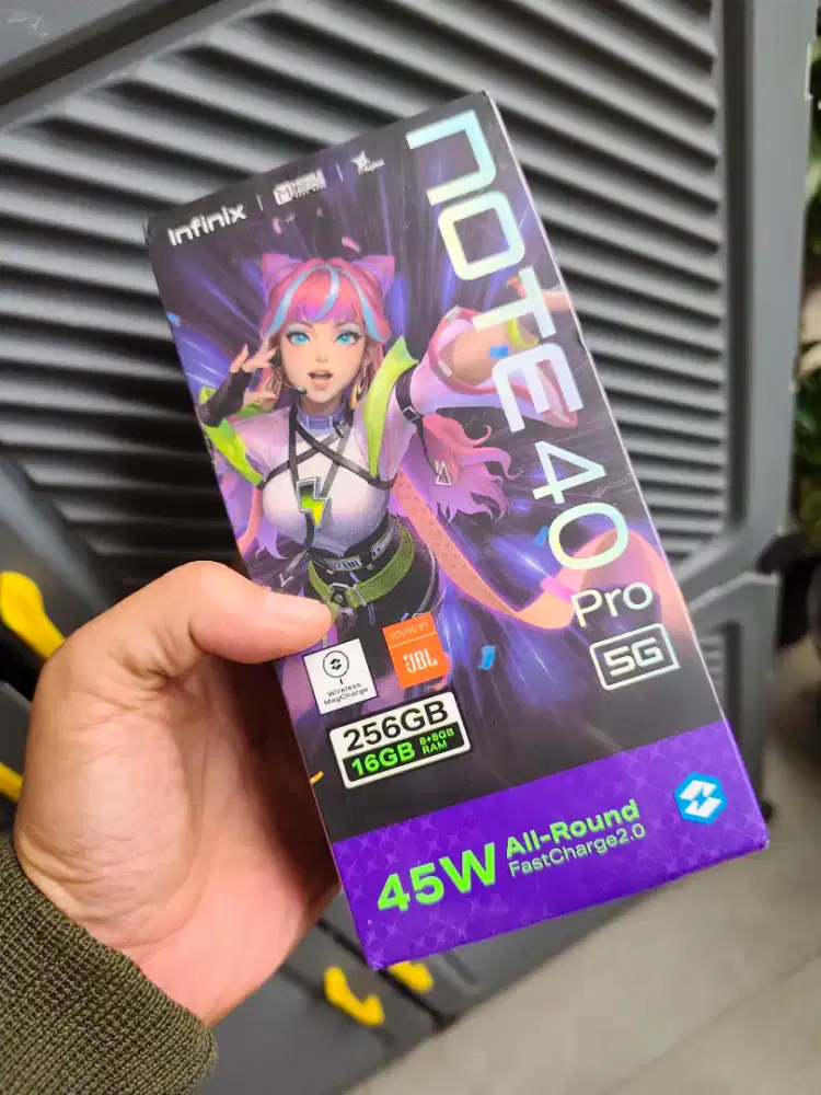 Infinix note 40 pro 5G 8/256 new segel box cuman 1 unit