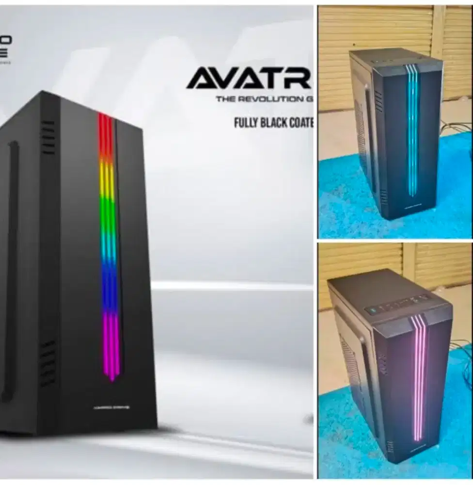 AMD Ryzen 3 2200G casing new RGB