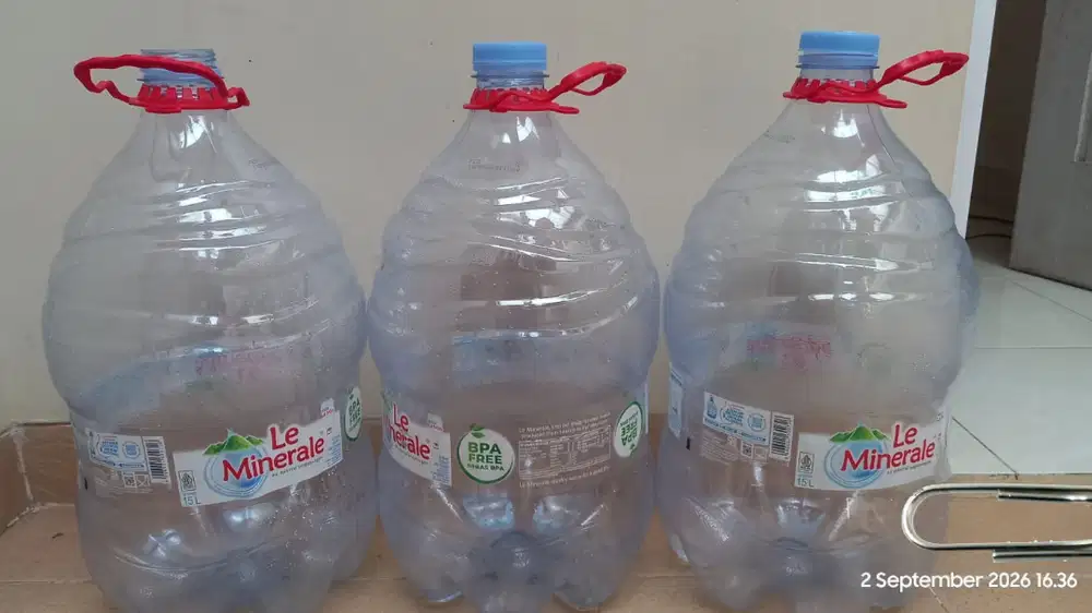 Jual Galon Bekas air Le Mineral