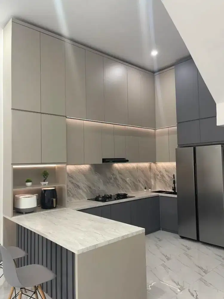 Custom kitchen set minimalis wardrobe bedroom set livingroom room