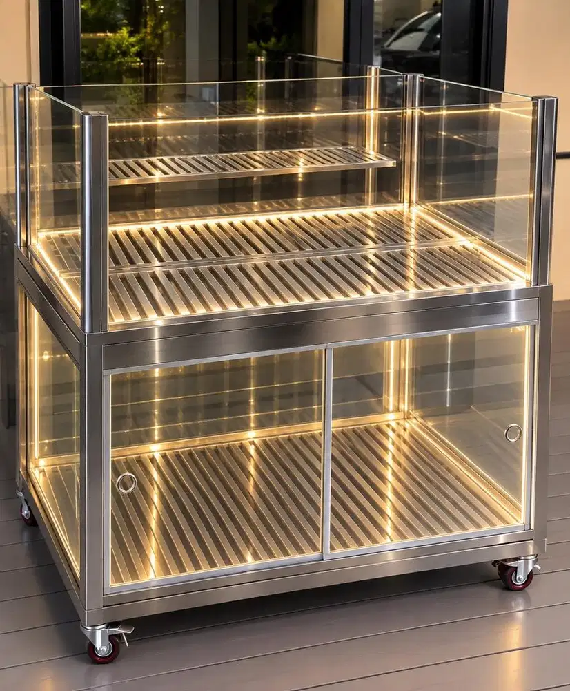 Kandang Display Stainless cakep
