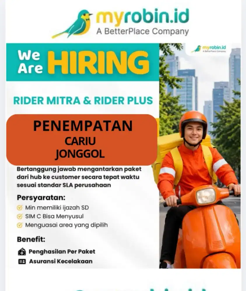 Kurir Motor & Driver Shopee Express