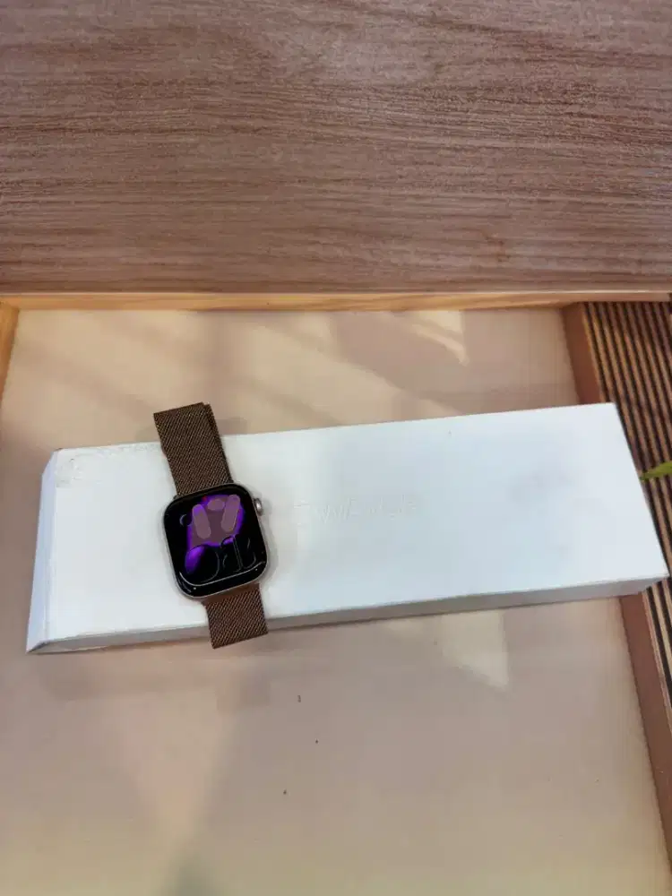apple watch series 10 42mm rosegold bh 100% lengkap