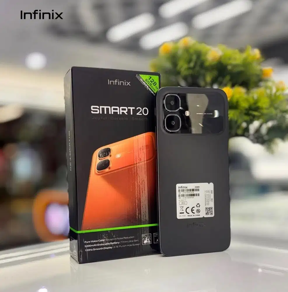 Infinix Smart 20 4/128 black (baru)/msi