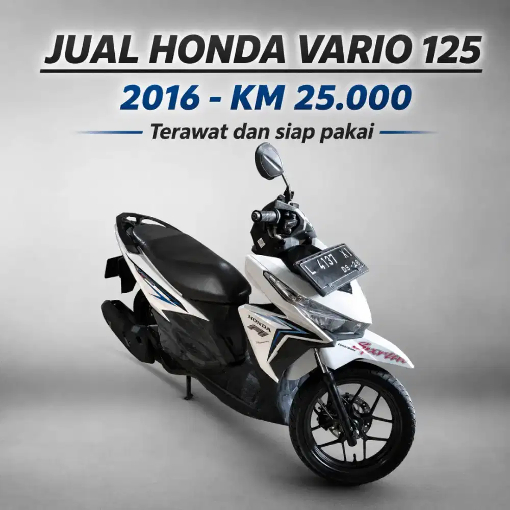 Vario 2016 Matic 125cc - KM 25rb