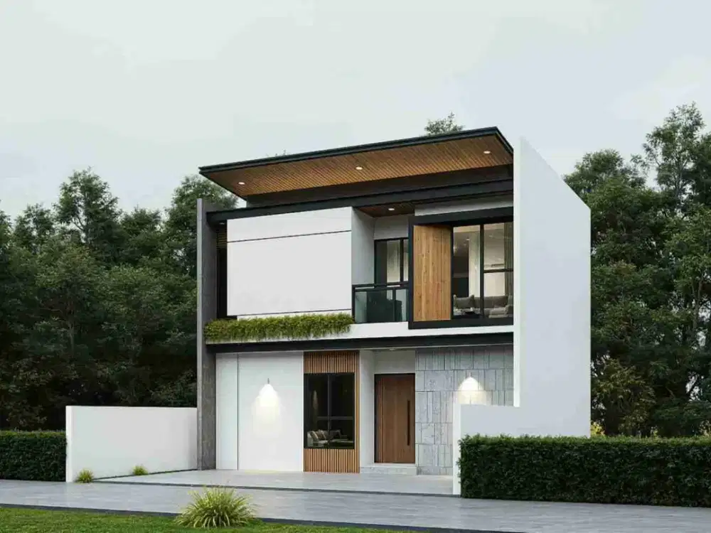 rumah kontemporer type 90/128