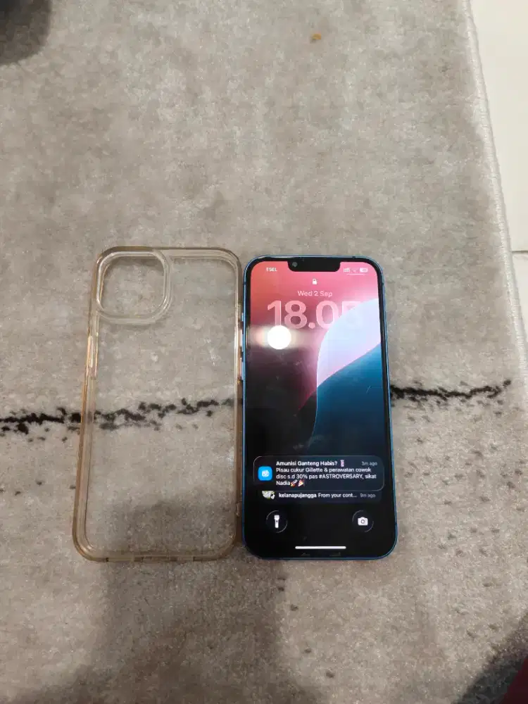 iPhone 13 Blue 256 gb Fullset