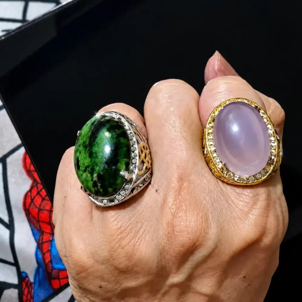 Jual cincin baru akik sesuai difoto
