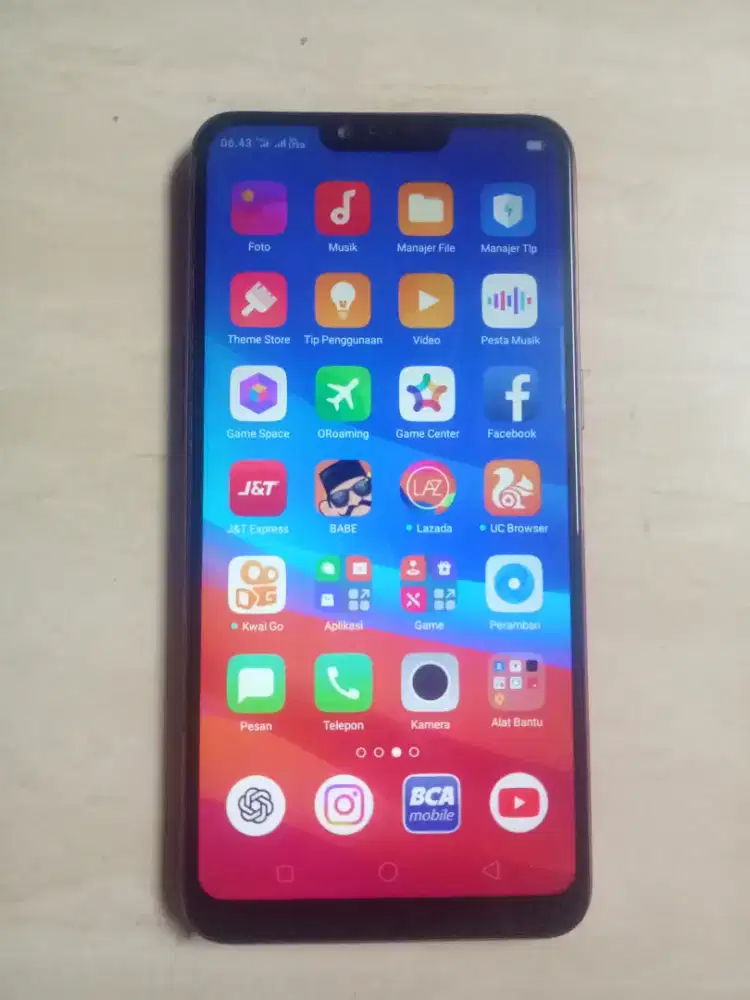 Oppo A3s 4g red