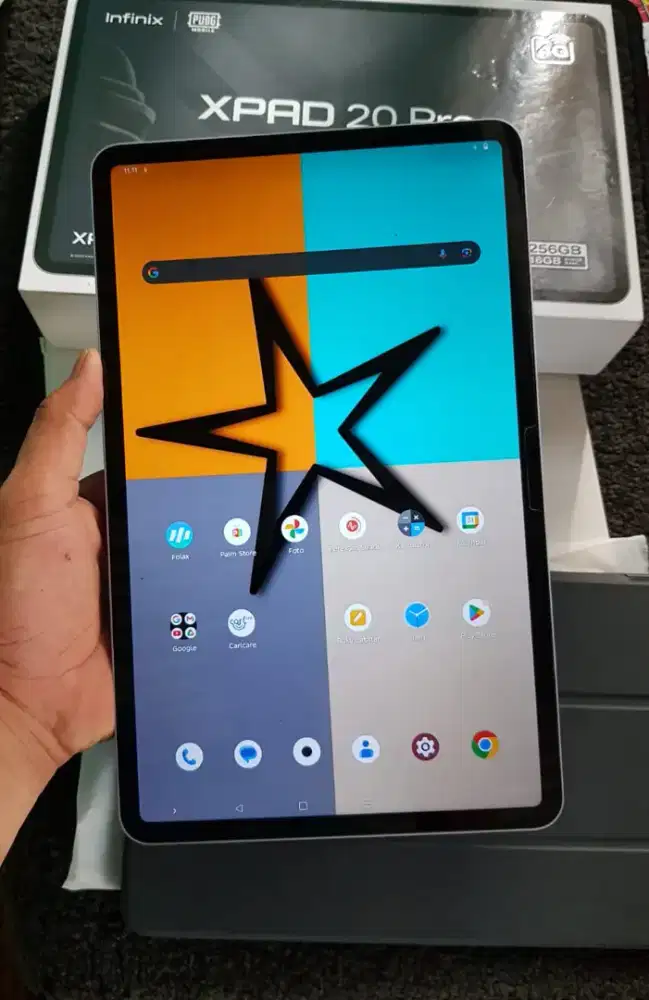 Infinix X Pad 20 pro 11in 4g ram 8+8/256 lyr 11in mulus fresh fullset