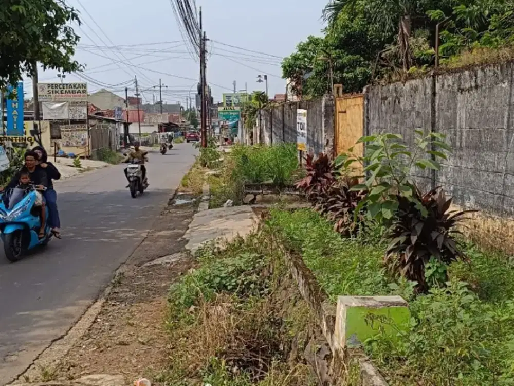 DIJUAL TANAH STRATEGIS DI JALAN RAYA JONGGOL