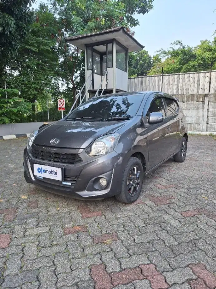 Garansi 1 Th - Daihatsu Ayla 1.0 X Bensin-AT 2021 Abu-Abu