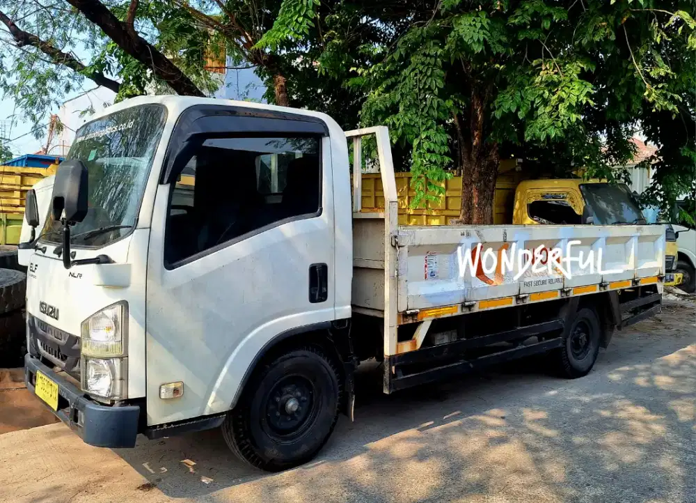 Isuzu Elf GIGa 4ban Long NLR Long Bak Besi 4.3mtr Bio Solar Colt Dutro
