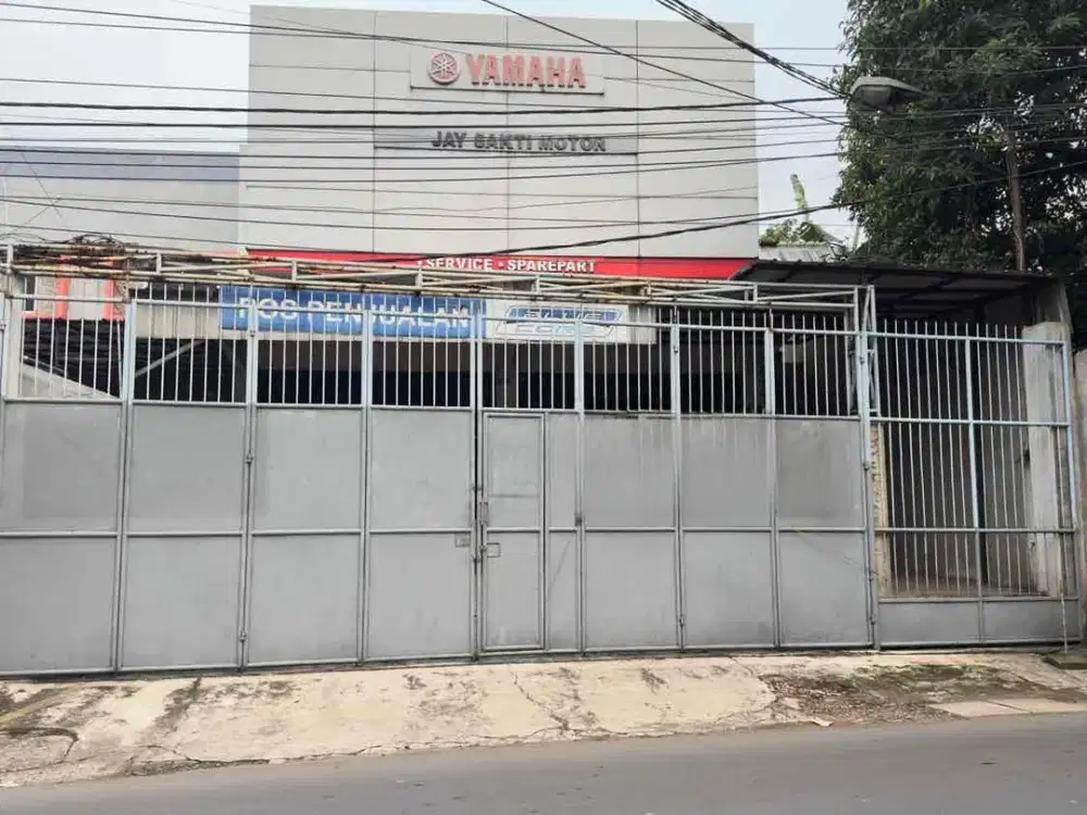 Dijual ruko bekas bengkel yamaha di jalan raya kranggan jatisampurna kota bekasi jawa barat