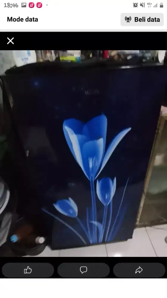Kulkas aqua 1 pintu