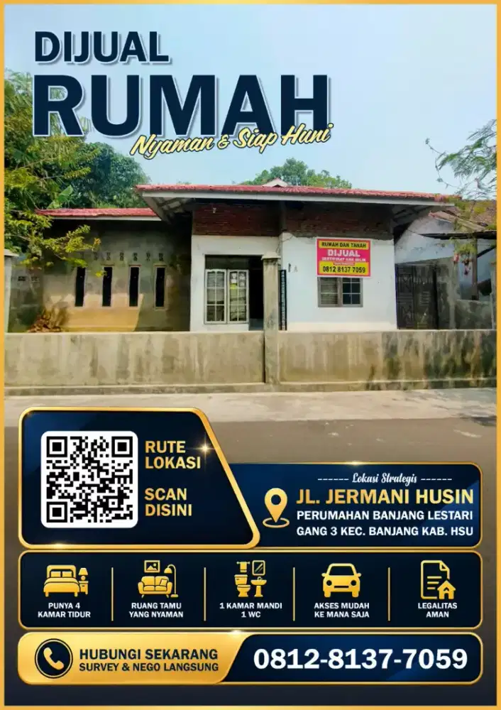 DIJUAL TANAH DAN RUMAH
