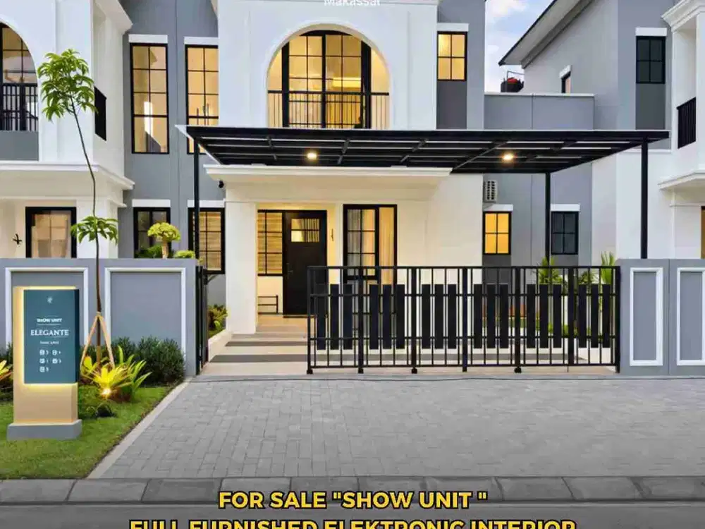 DIJUAL SHOW UNIT FULL FURNISHED 2 LANTAI 8x15