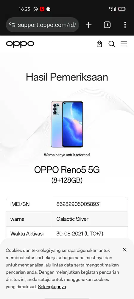Oppo Reno 5 5G, 8/128GB