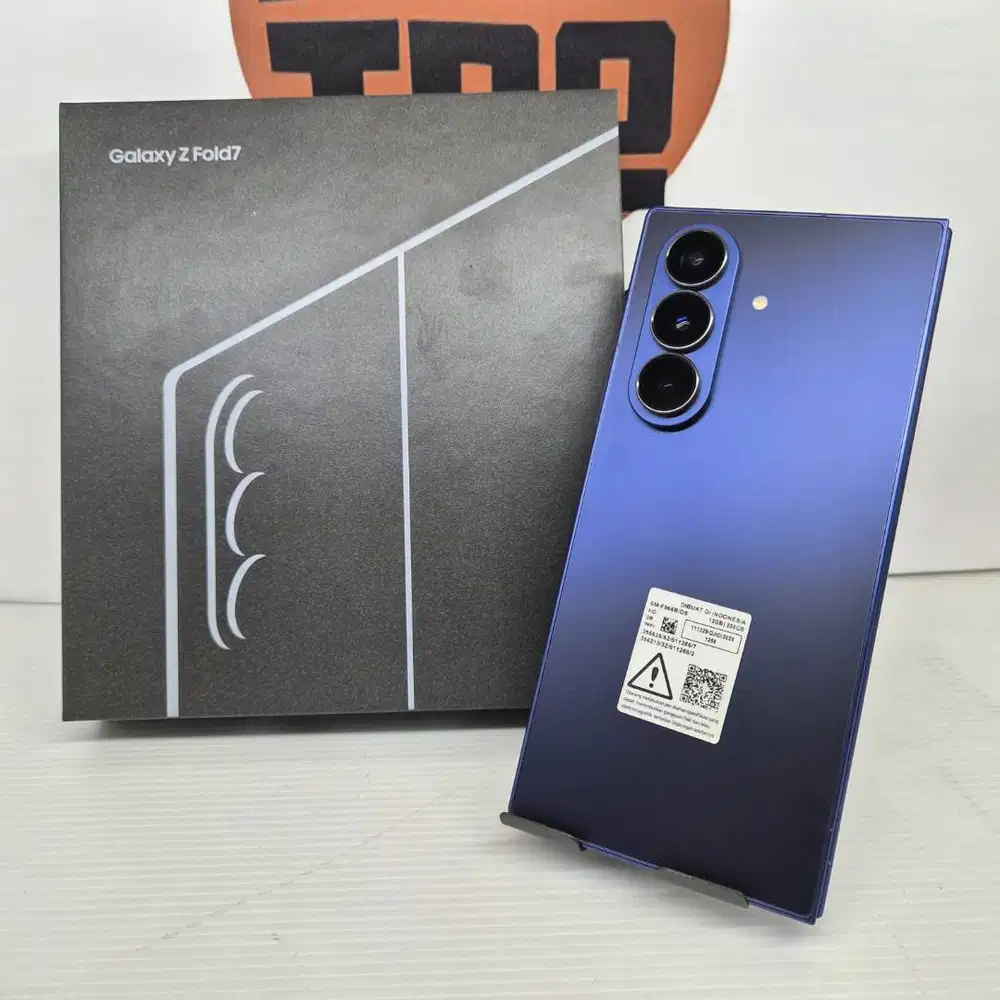 SUPER MULUS : Samsung Z Fold 7 Blue 12/256/512 FULLSET SEIN No Minus